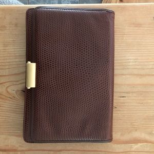 Lisette brown tortious clutch